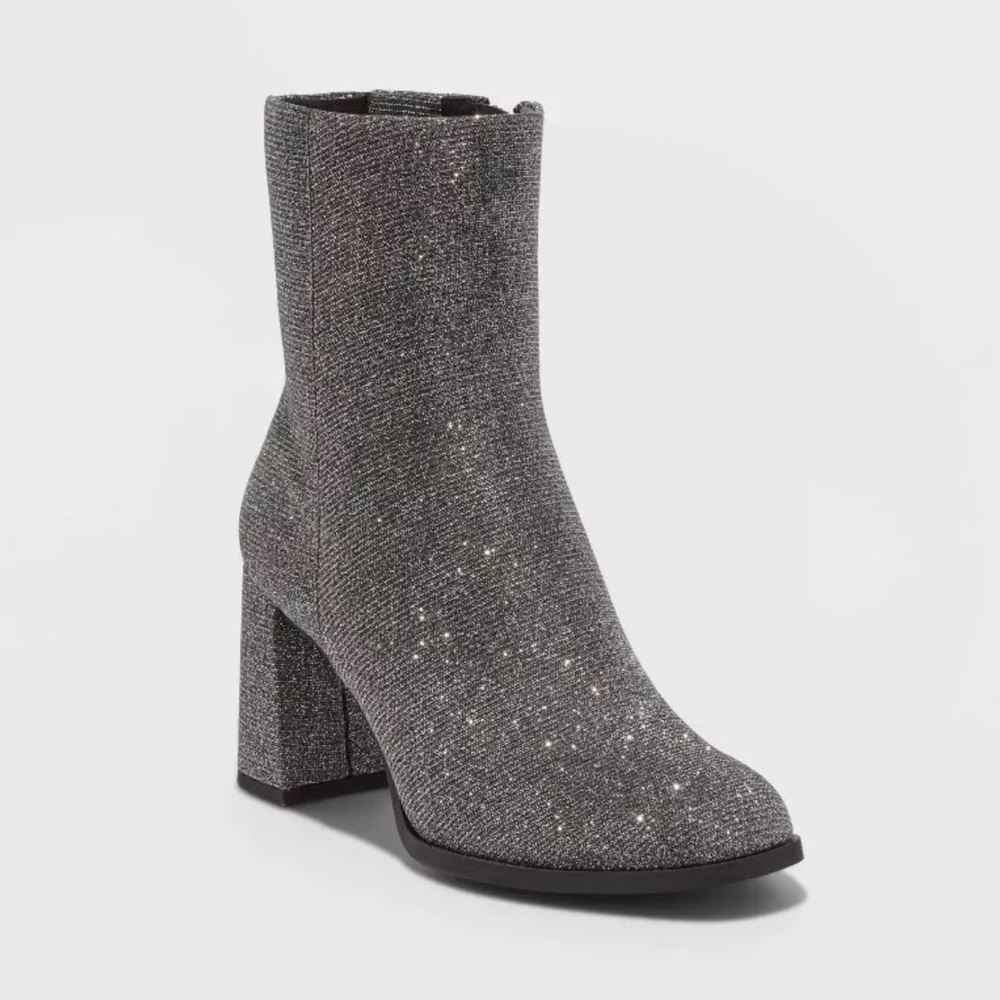 A New Day Sparkly Ankle Boots. - Picture 2 of 8